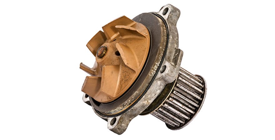 Damaged Car Water Pump